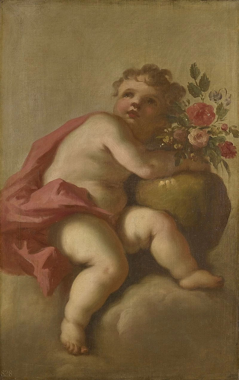 Putto con vaso di fiori - Royal Collection